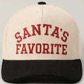 Santa's Favorite Glitter Corduroy Cap